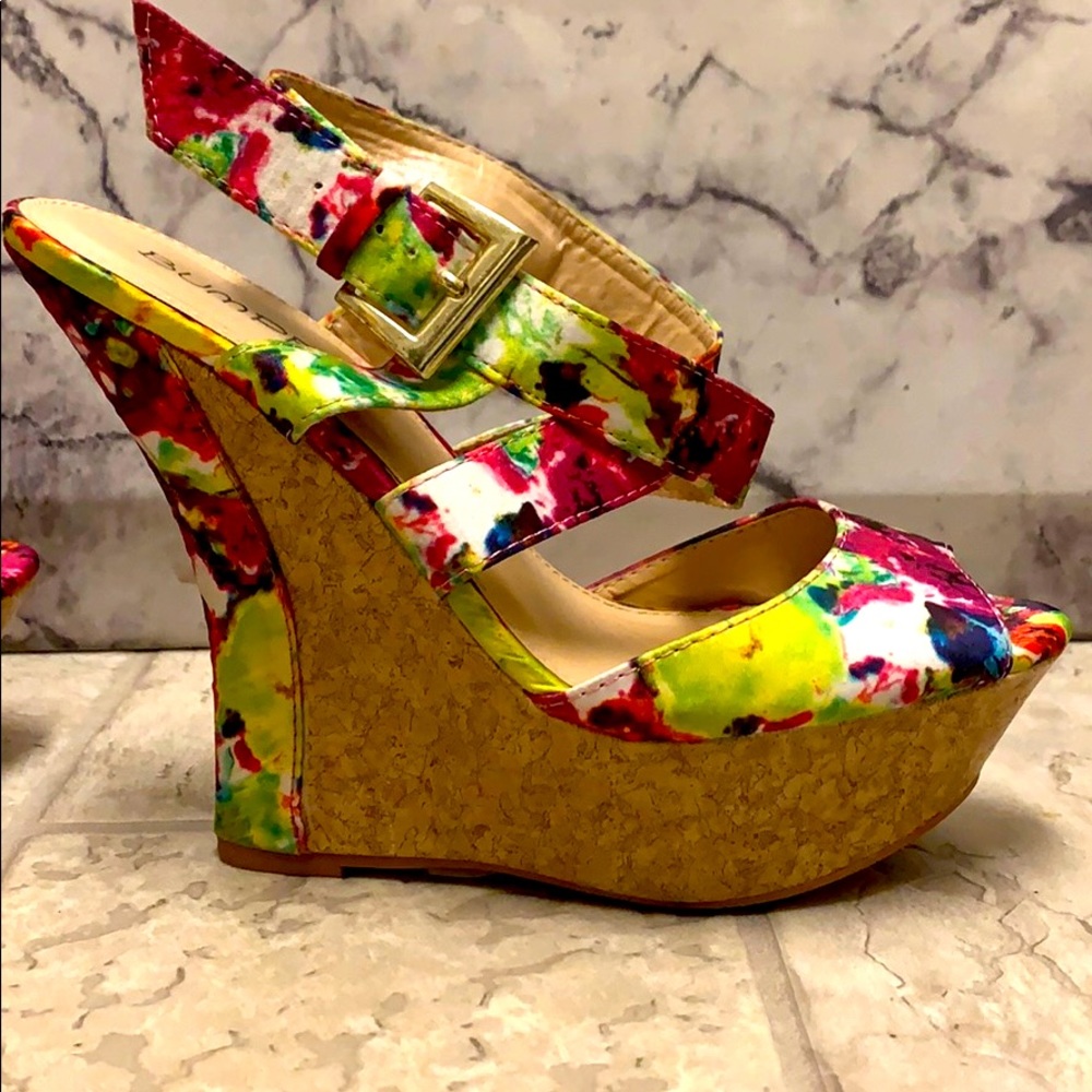 Colorful high heels